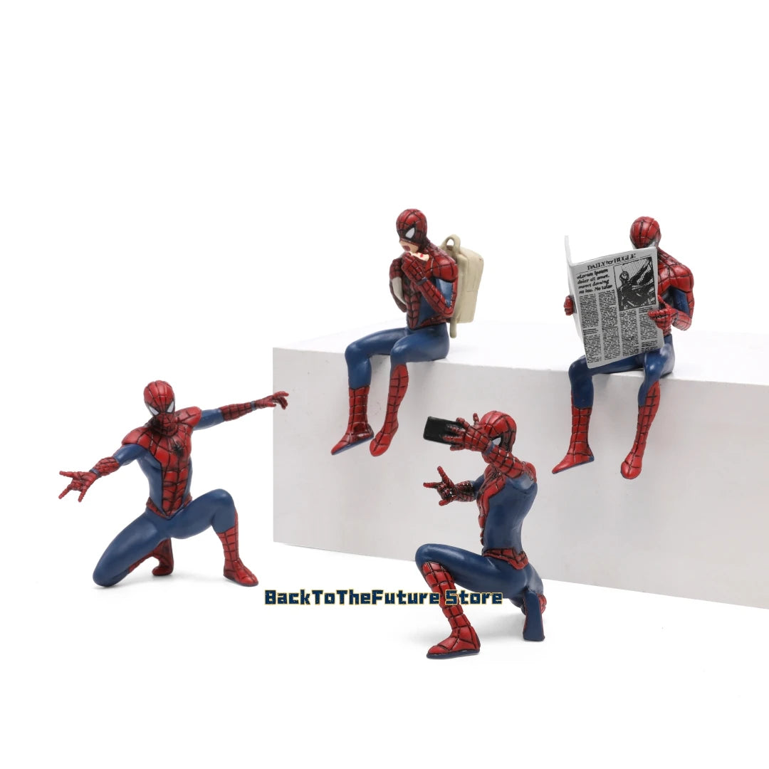 Hasbro Marvel Spider Man Superhero Spiderman 7-9cm Action Figure Spider-Man Anime Collection Mini Toys Model Children Gift