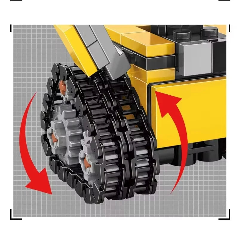 DIY Assembly Building Blocks Mini Wally MOC Multi Joint Mobile Classic Movie Mini Robot Model Children's Toy Rising Gift