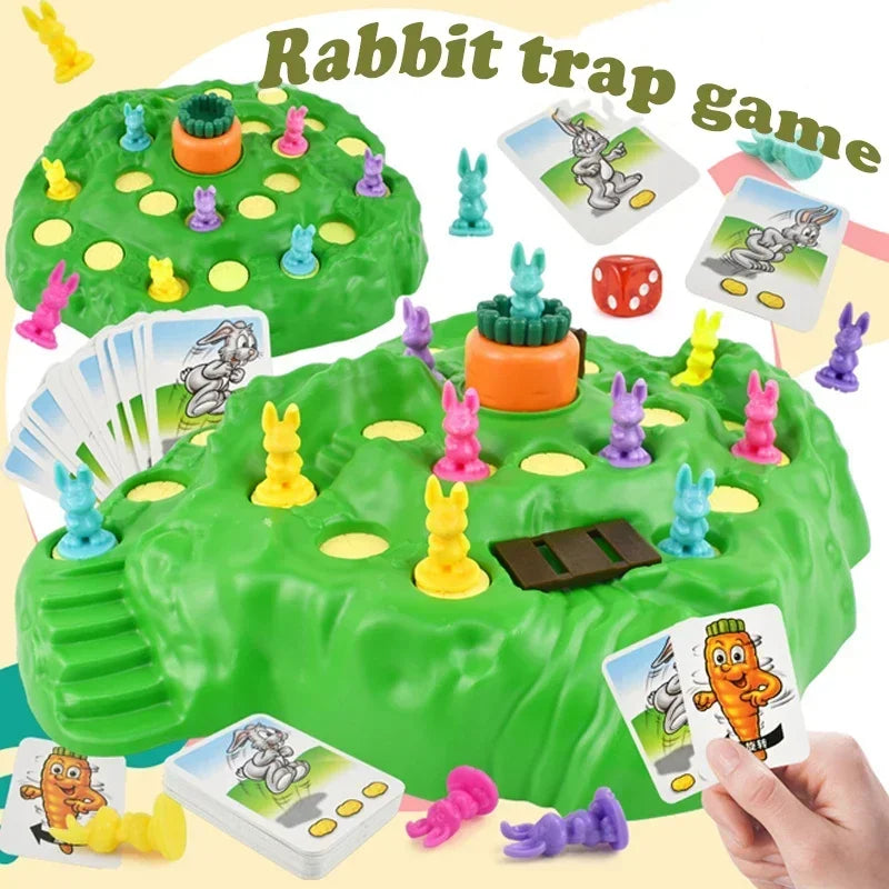 New Rabbit Trap Puzzle Toy Children's Dual Play Multiplayer Board Game Competition Parent Child Interactive Strategy Game