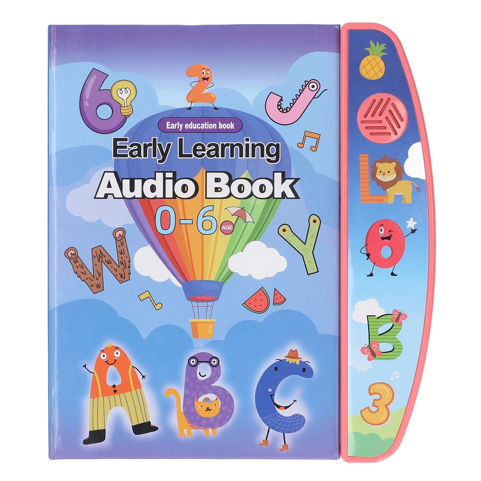 Children Electronic Book English Early Educational Action Finger Reading With Sound Portable Audio Book For2-6 Kids