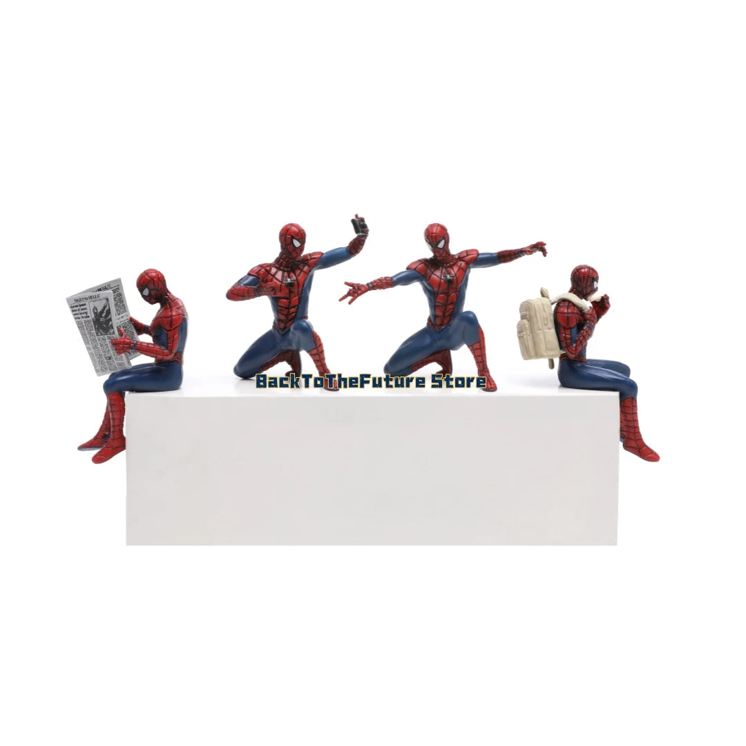 Hasbro Marvel Spider Man Superhero Spiderman 7-9cm Action Figure Spider-Man Anime Collection Mini Toys Model Children Gift