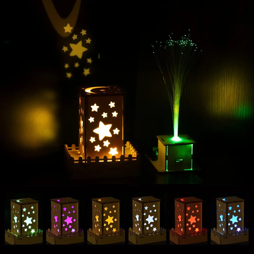 Wood Craft Kit STEM Kits DIY Science Building Projects 3D Wooden Puzzles Assembly Model Set Educational Toys for Boys & Girls