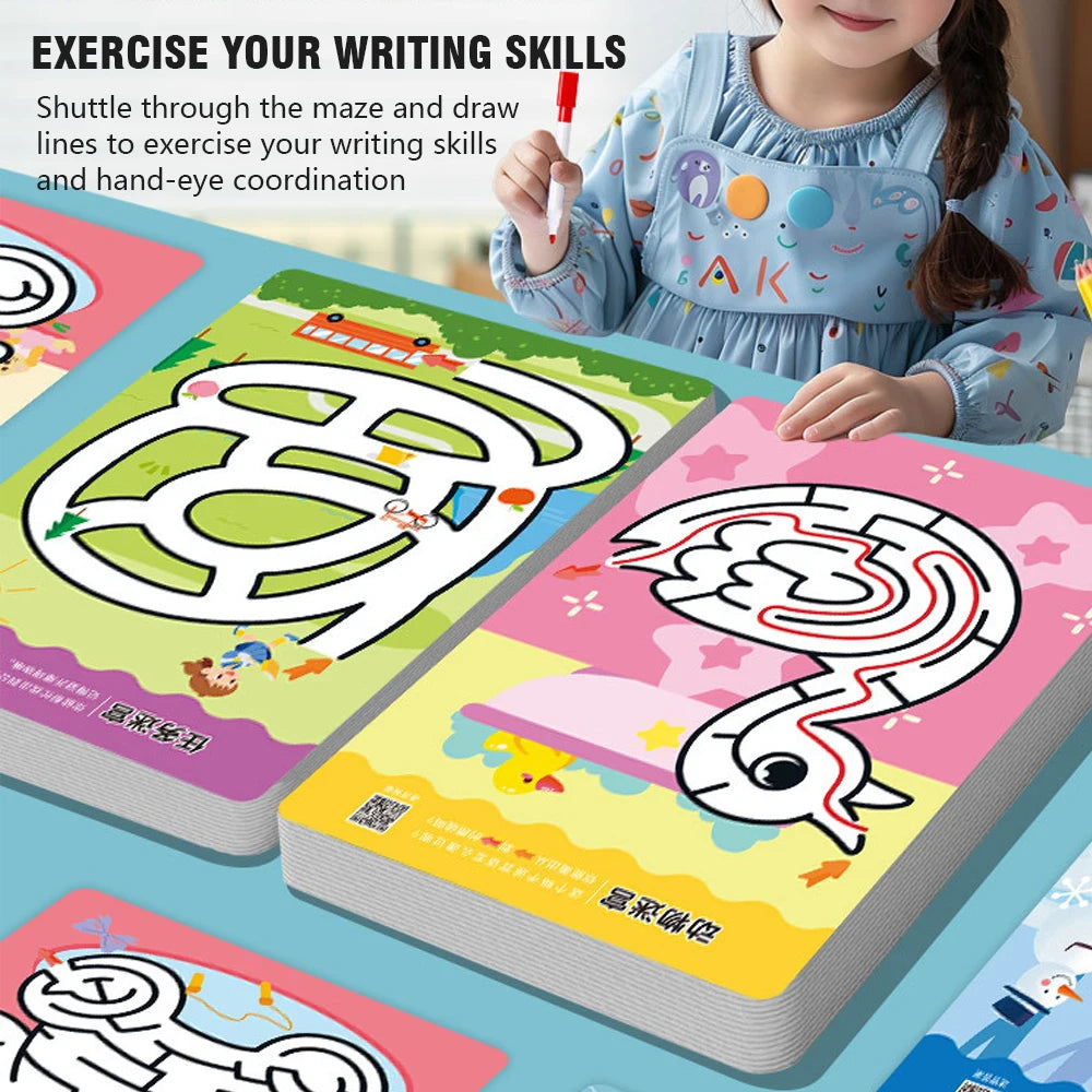 Children's STEM Concentration Training Game 48/64/80 PCS Eco-Friendly Educational Toys for Early Childhood Brain Development