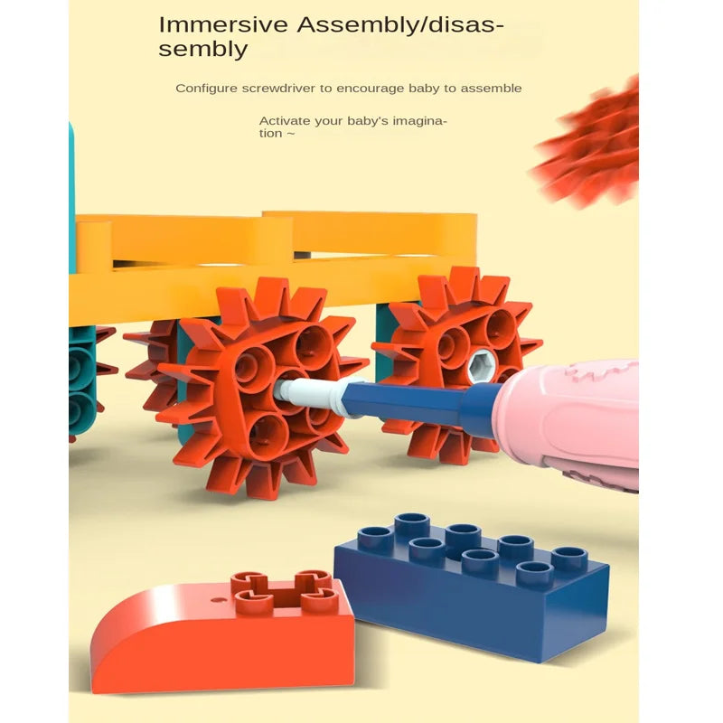 116pcs electric gear science education building blocks mechanical educational toy particle assembly set assembly