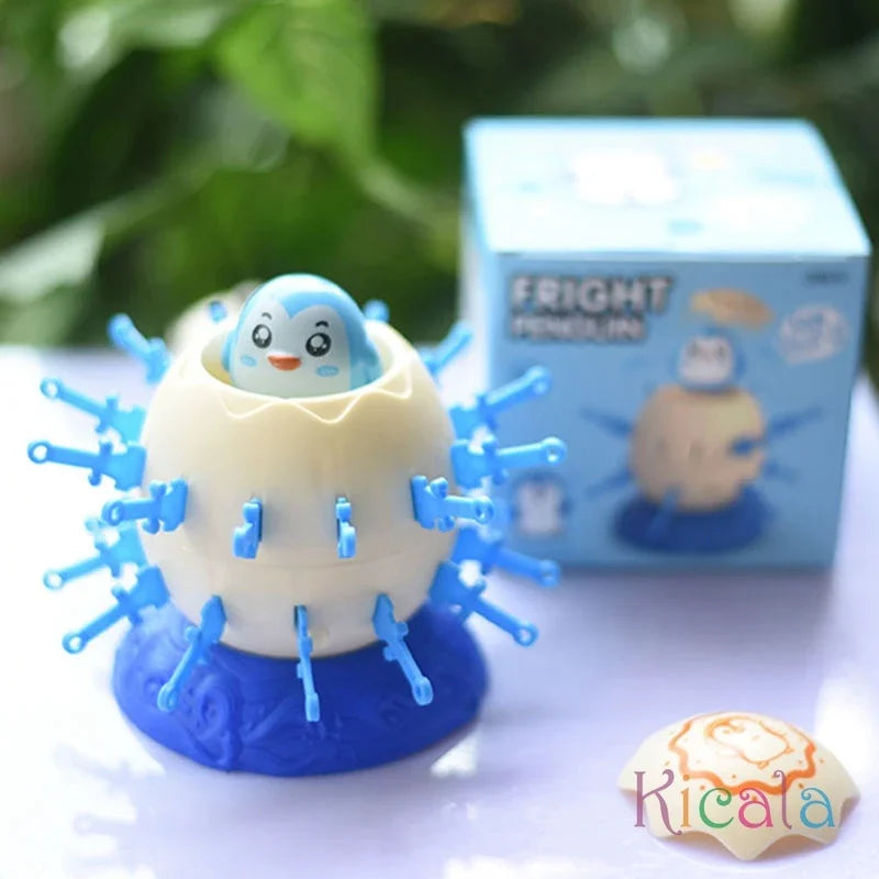 Interactive Penguin Pirate Barrels Educational Toy for Kids Holiday Party Fun Parent-Child Games Unique Puzzle Gift