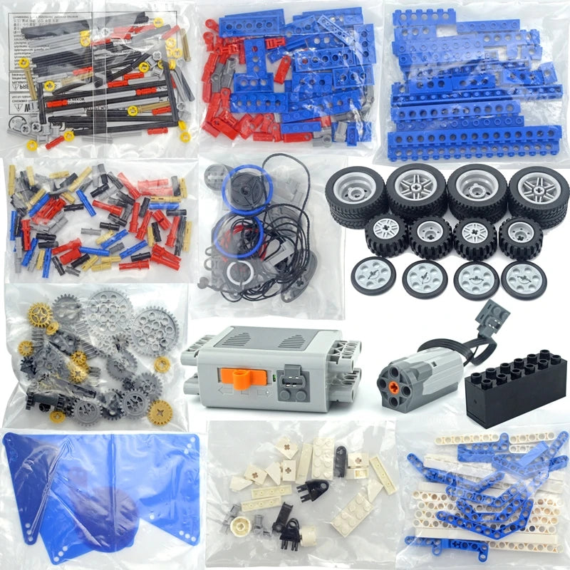 STEM Technical Parts Multi Technology Programming Educational Student Learn Building Blocks Power Function Set For Kids Toy