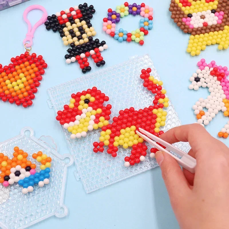 5mm Montessori Diy Beads Games For Boy Kids Toys Girls Children Gifts Magic Water Bead Dinosaur Puzzles Set 3-5-8-10 Years Old