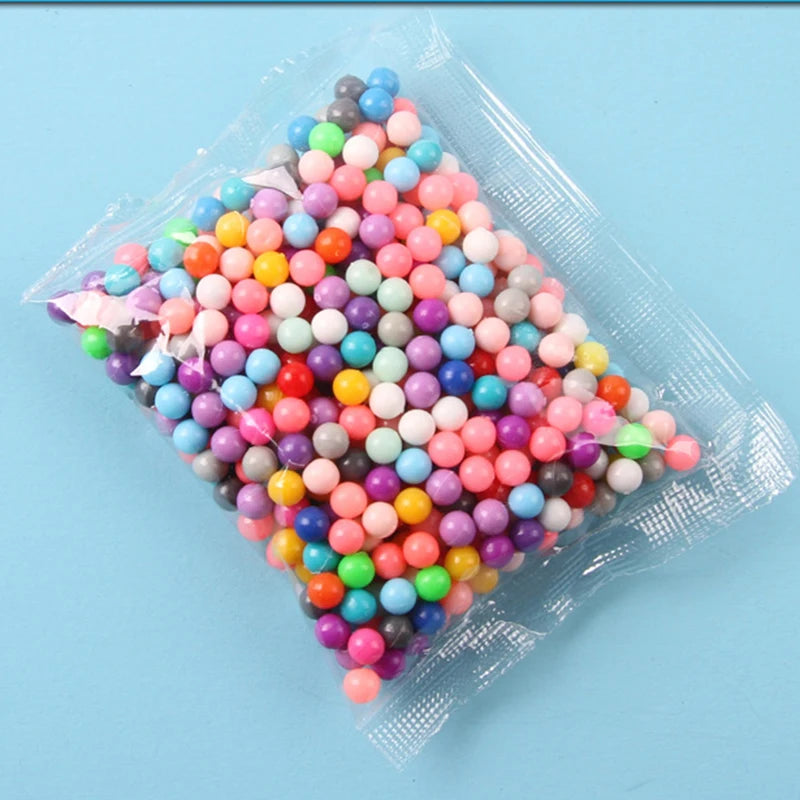 5mm Montessori Diy Beads Games For Boy Kids Toys Girls Children Gifts Magic Water Bead Dinosaur Puzzles Set 3-5-8-10 Years Old