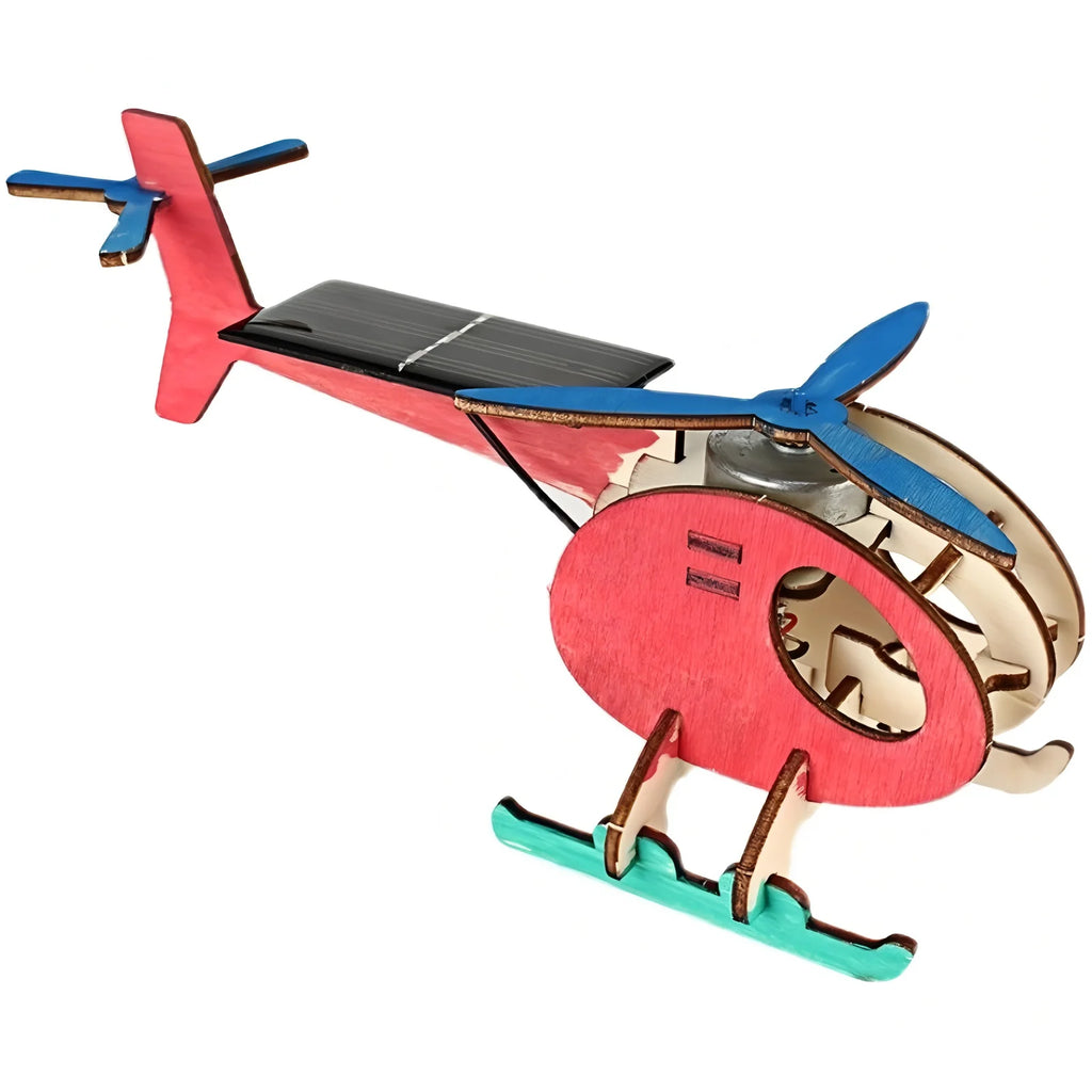 Solar-powered helicopters, children's DIY handcrafted assembly models, 3D wooden jigsaw puzzles, educational science experiments