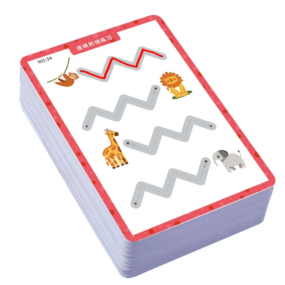 Children's STEM Concentration Training Game 48/64/80 PCS Eco-Friendly Educational Toys for Early Childhood Brain Development