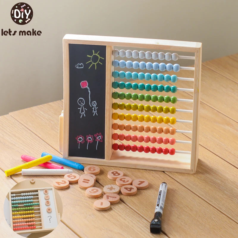 Kids Math Arithmetic Wooden Magnetic Digital Counting Toy Montessori Games for Baby Early Learning Education Children's Toys