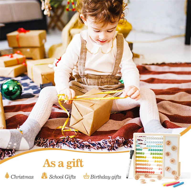 Kids Math Arithmetic Wooden Magnetic Digital Counting Toy Montessori Games for Baby Early Learning Education Children's Toys